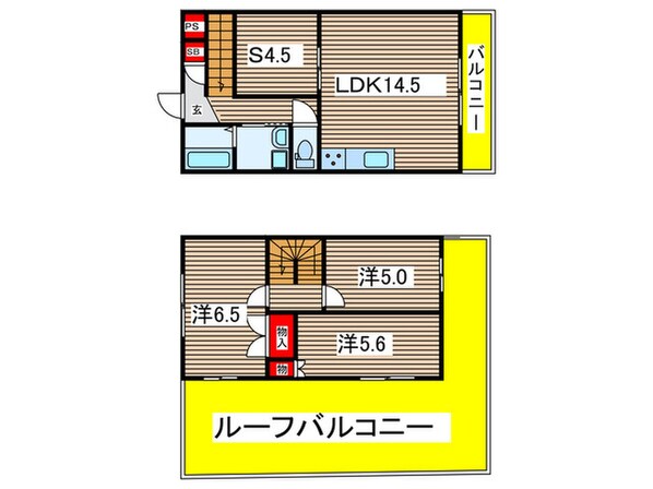 チェリーブロッサム嵯峨野の物件間取画像